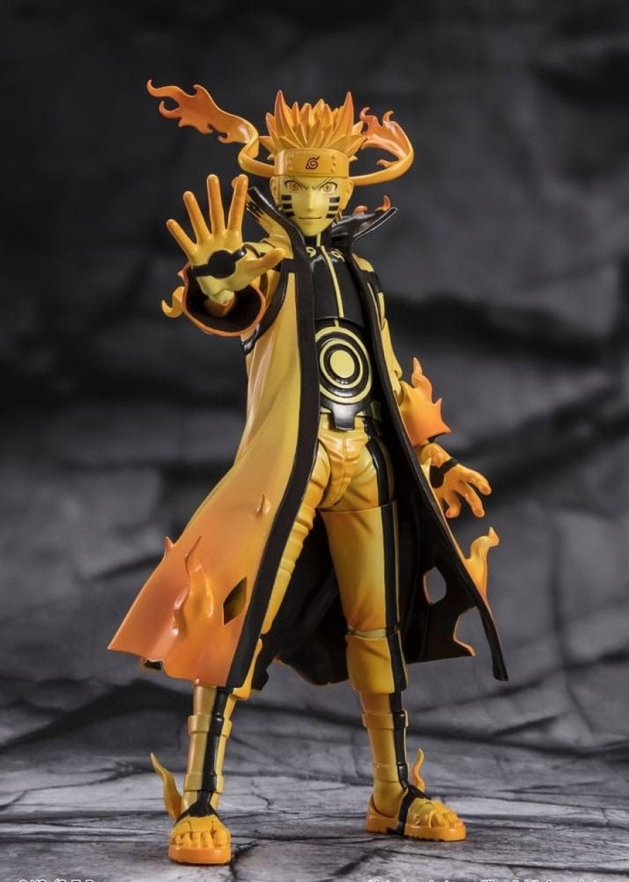 Shop Tamashii Nations Naruto | Naruto - Naruto Uzumaki (Kurama Link Mode) Actionfigur / S.H. Figuarts -Courageous Strength That Bin