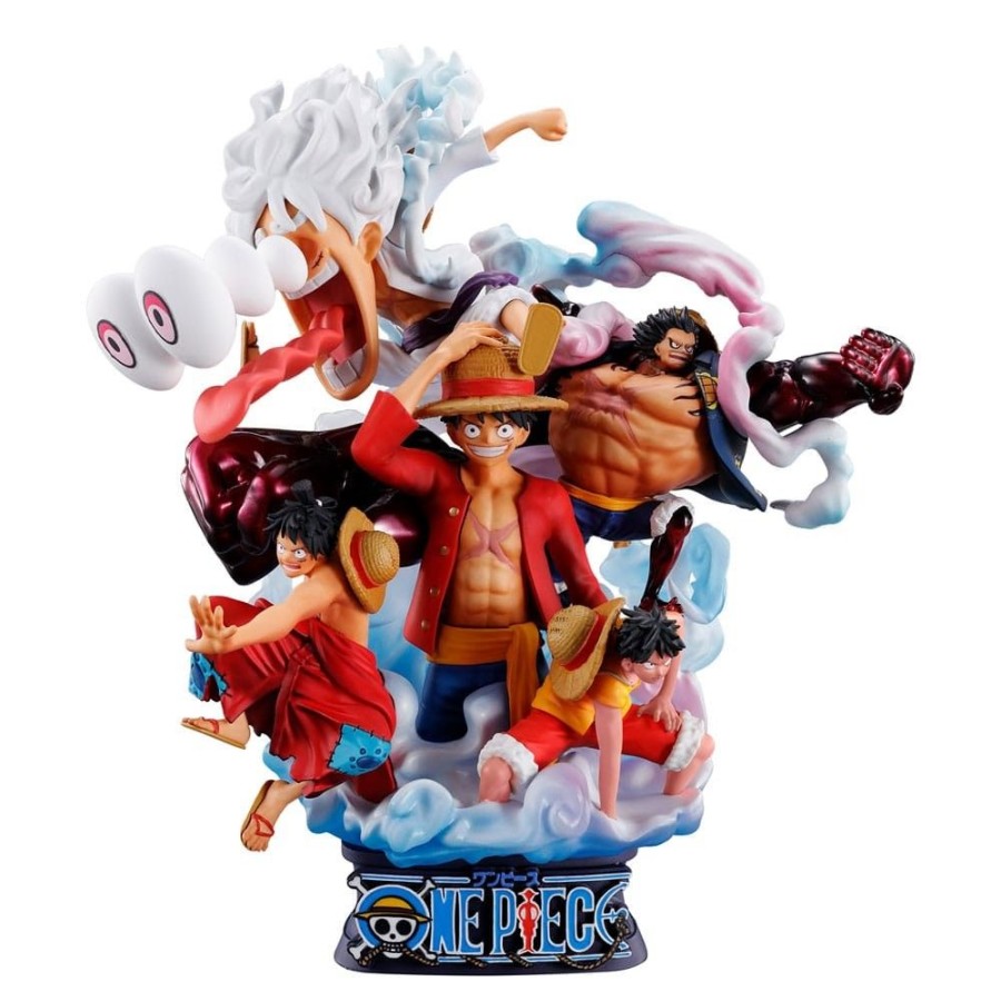 Shop MegaHouse Megahouse | One Piece Petitrama Dx - Mini-Statue Dracap Re Birth Luffy Special Vol. 02 : Megahouse