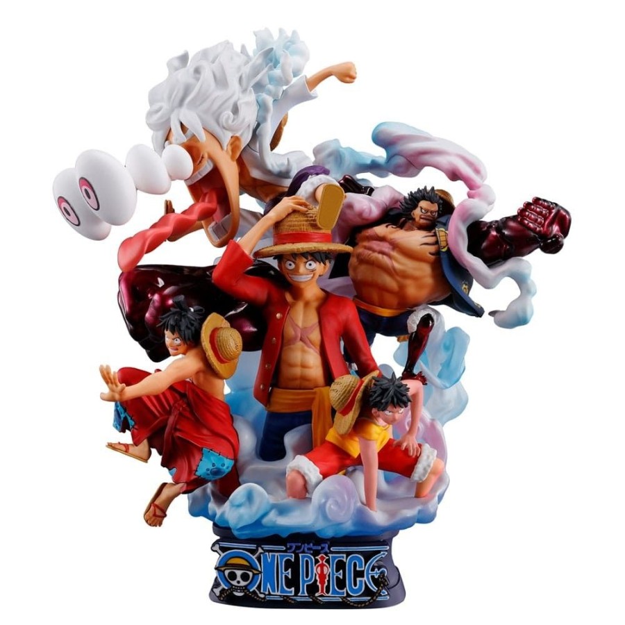 Shop MegaHouse Megahouse | One Piece Petitrama Dx - Mini-Statue Dracap Re Birth Luffy Special Vol. 02 : Megahouse