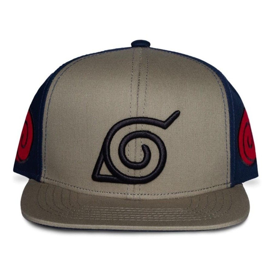 Shop Difuzed Caps, Hute & Mutzen | Naruto Shippuden - Snapback Cap Green Logo: Difuzed