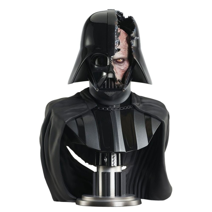 Shop Iron Studios Premium Statuen | Star Wars: Obi-Wan Kenobi - Darth Vader Buste / 3D Buste (Damaged Helmet): Iron Studios