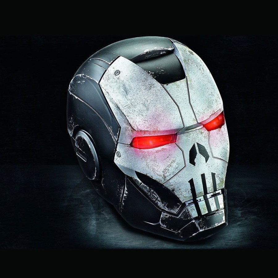 Shop Hasbro Cosplay | Marvel Legends - Elektronischer War Machine Helm Mit Punisher Cover / Replika: Hasbro