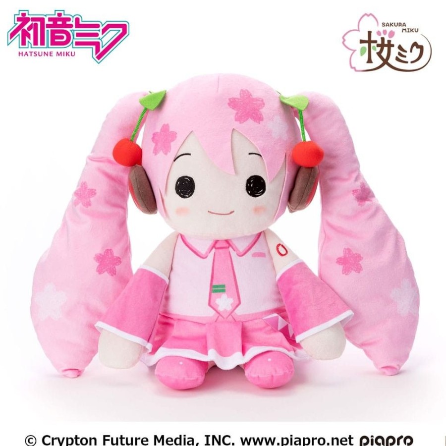 Shop Sega Pluschies / Kissen | Hatsune Miku - Pillowgurumi Sakura Miku Pluschfigur: Sega