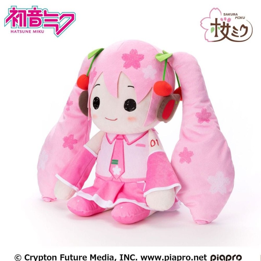 Shop Sega Pluschies / Kissen | Hatsune Miku - Pillowgurumi Sakura Miku Pluschfigur: Sega