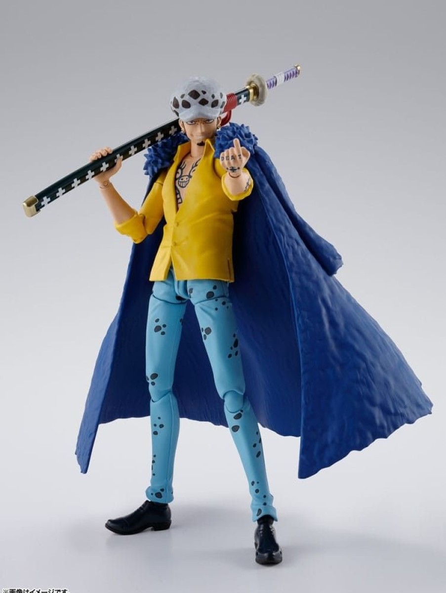 Shop Bandai Tamashii Nations Action Figuren | One Piece - Trafalgar Law Actionfigur / S.H.Figuarts - The Raid On Onigashima: Tamashii Nations