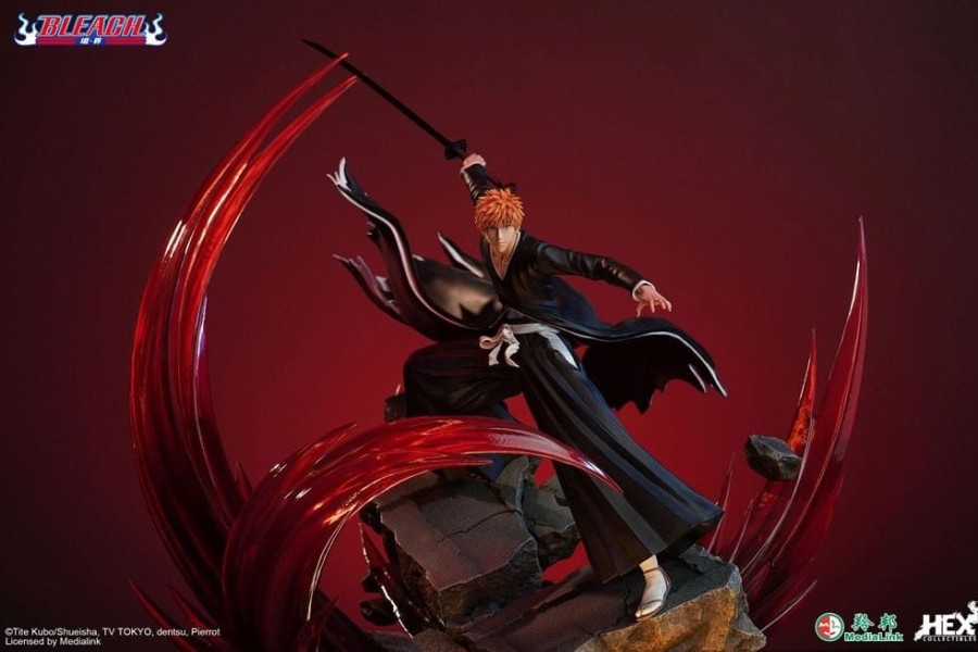 Shop HEX Collectibles Giant Size Figuren | Bleach - Ichigo Kurosaki Statue / Elite Dynamic: Hex Collectibles