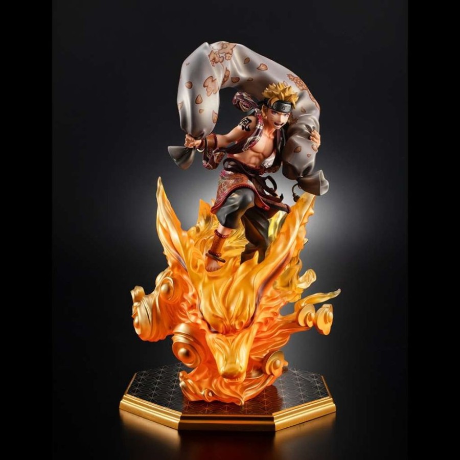 Shop MegaHouse Naruto | Naruto Shippuden - Naruto Statue / Wind God Gem: Megahouse