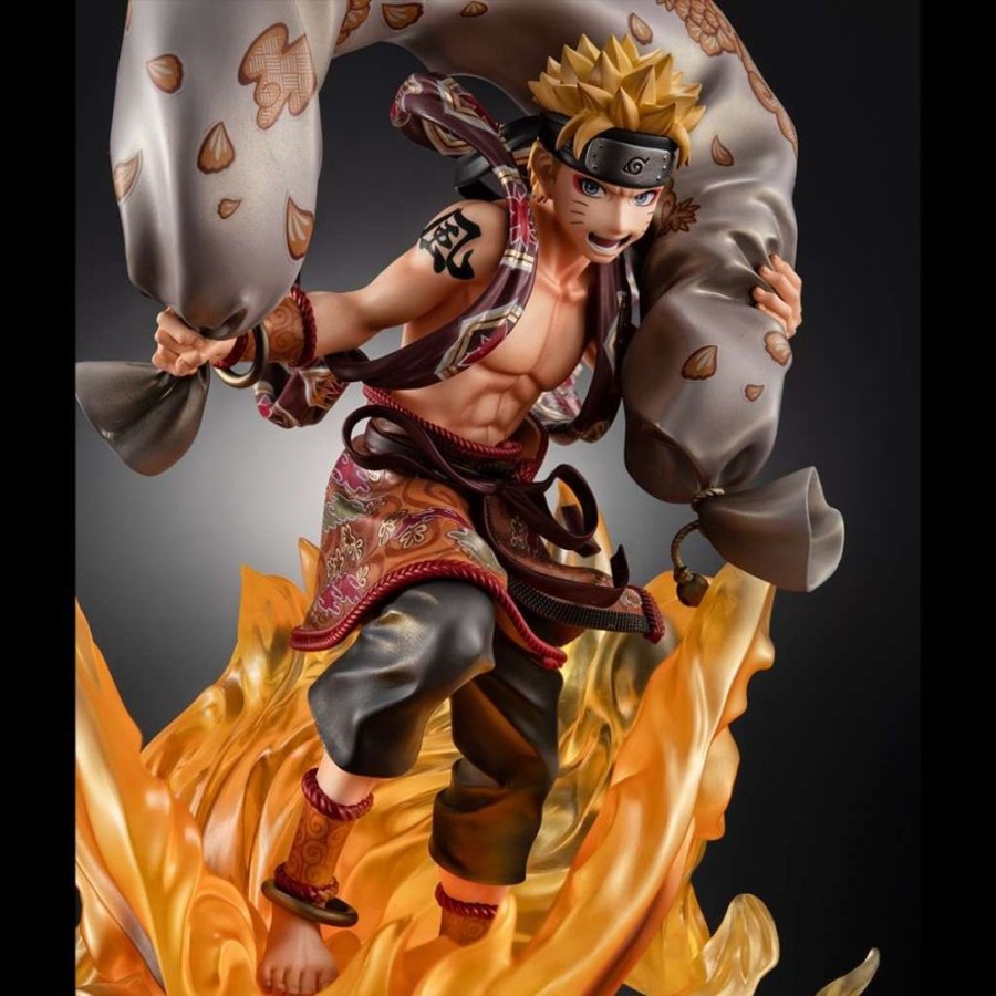 Shop MegaHouse Naruto | Naruto Shippuden - Naruto Statue / Wind God Gem: Megahouse