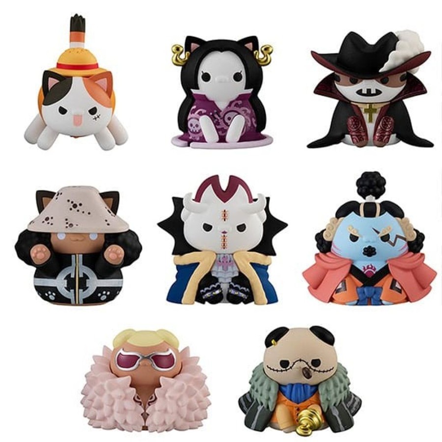 Shop MegaHouse One Piece | One Piece - Mega Cat Project Nyan Piece Nyan! Sammelfiguren / Sortiment (8): Megahouse