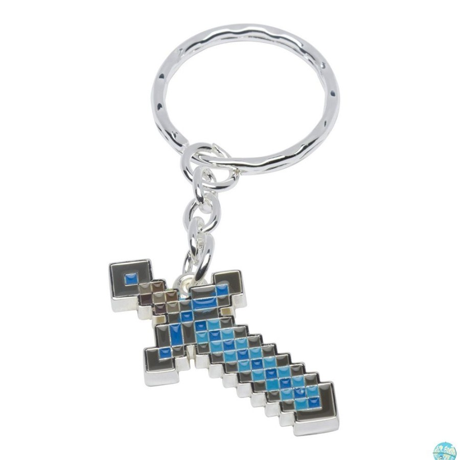 Shop J!NX Schlusselanhanger | Minecraft Jinx Metall Schlusselanhanger Diamond Sword