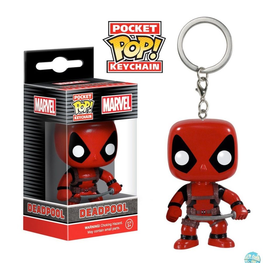 Shop Funko Schlusselanhanger | Marvel Comics Pocket Pop! Vinyl Schlusselanhanger Deadpool 4 Cm