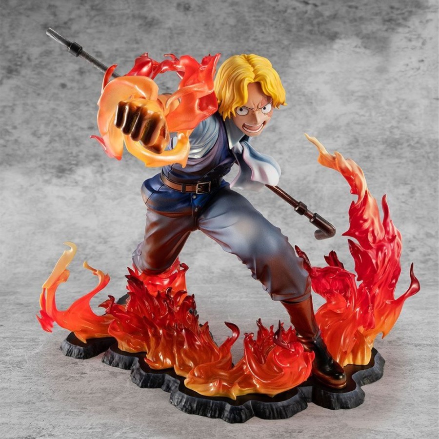 Shop MegaHouse One Piece Figuren | One Piece - Sabo Statue / P.O.P - Fire Fist Inheritance Limited Edition: Megahouse