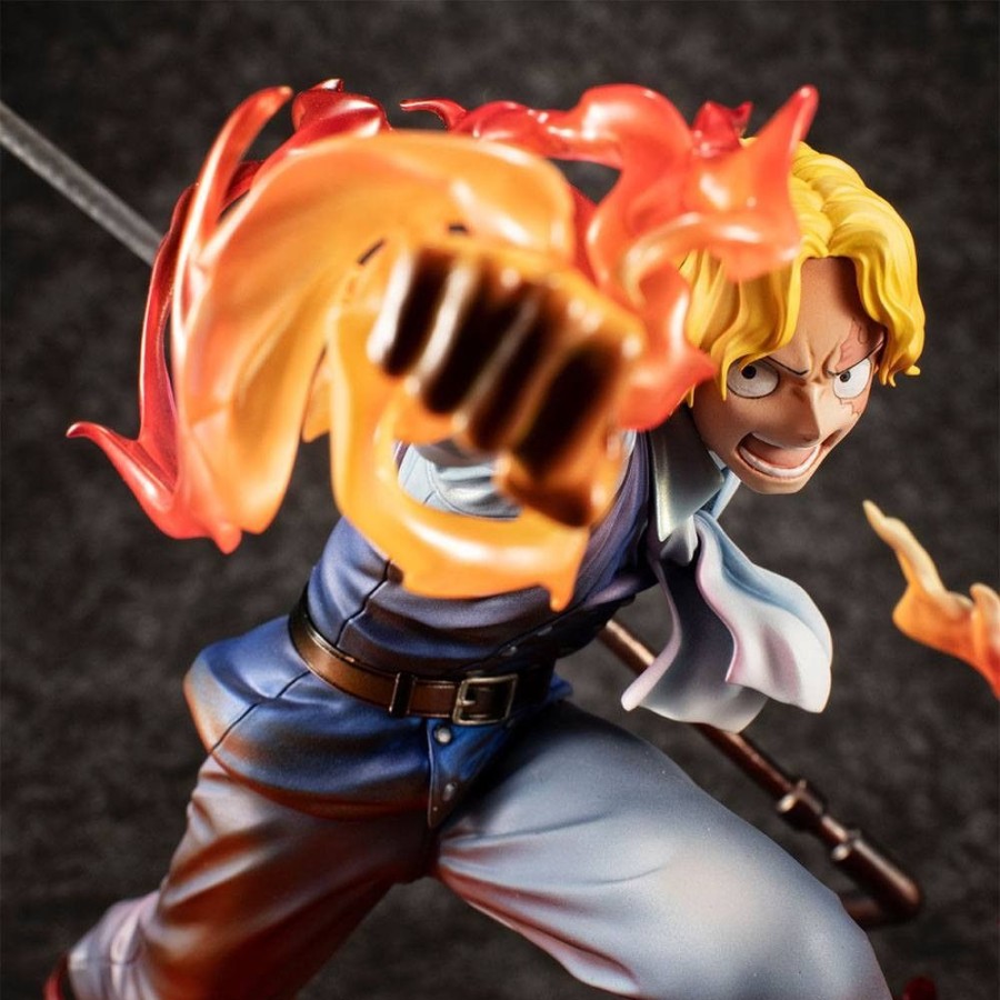 Shop MegaHouse One Piece Figuren | One Piece - Sabo Statue / P.O.P - Fire Fist Inheritance Limited Edition: Megahouse