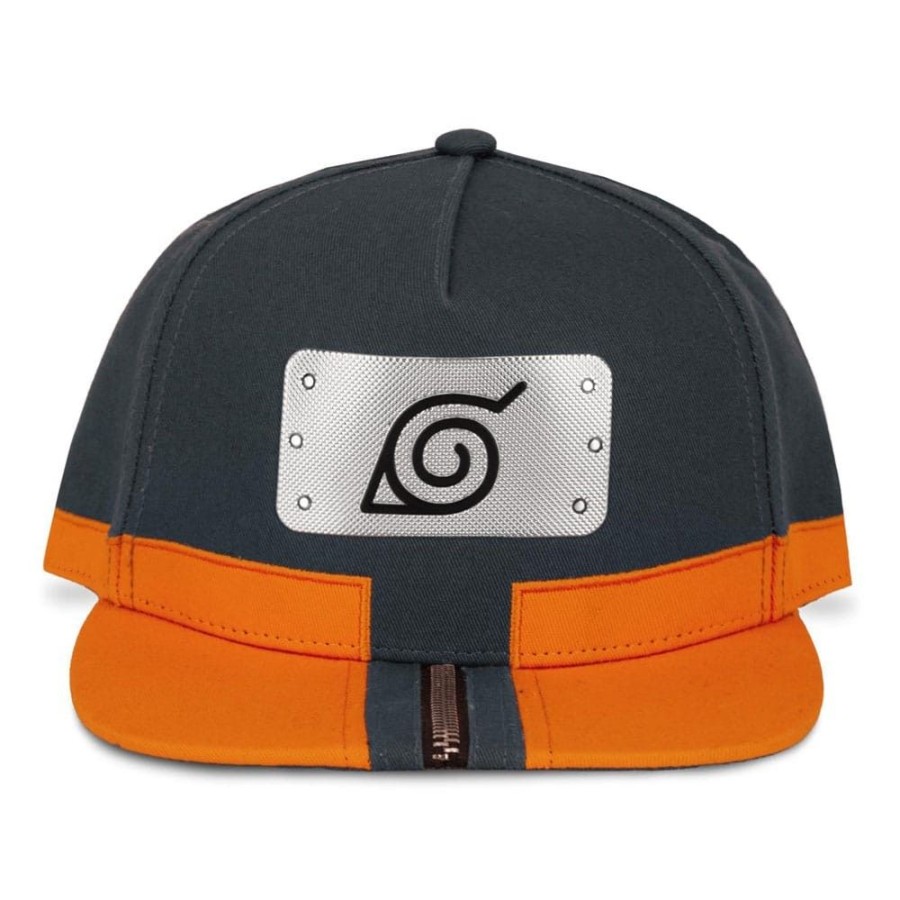 Shop Difuzed Caps, Hute & Mutzen | Naruto Shippuden - Snapback Cap Blue Logo: Difuzed