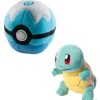 Shop Tomy Nachbesteller | Pokemon - Schiggy Mit Pokeball Pluschfigur: Tomy