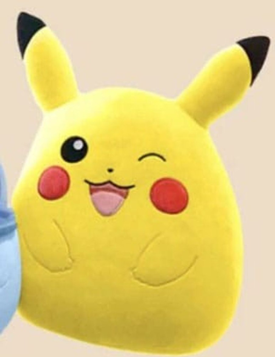 Shop Default Pluschies / Kissen | Pokemon - Winking Pikachu Squishmallows Pluschfigur / 35 Cm: Jazwares