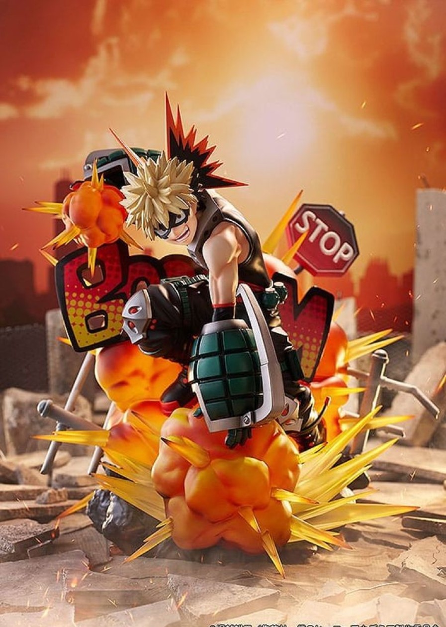 Shop Takara Tomy A.R.T.S Statuen, Busten & Figuren | My Hero Academia - Katsuki Bakugo Statue / Great Explosion Murder God Dynamight: Takara Tomy A.R.T.S