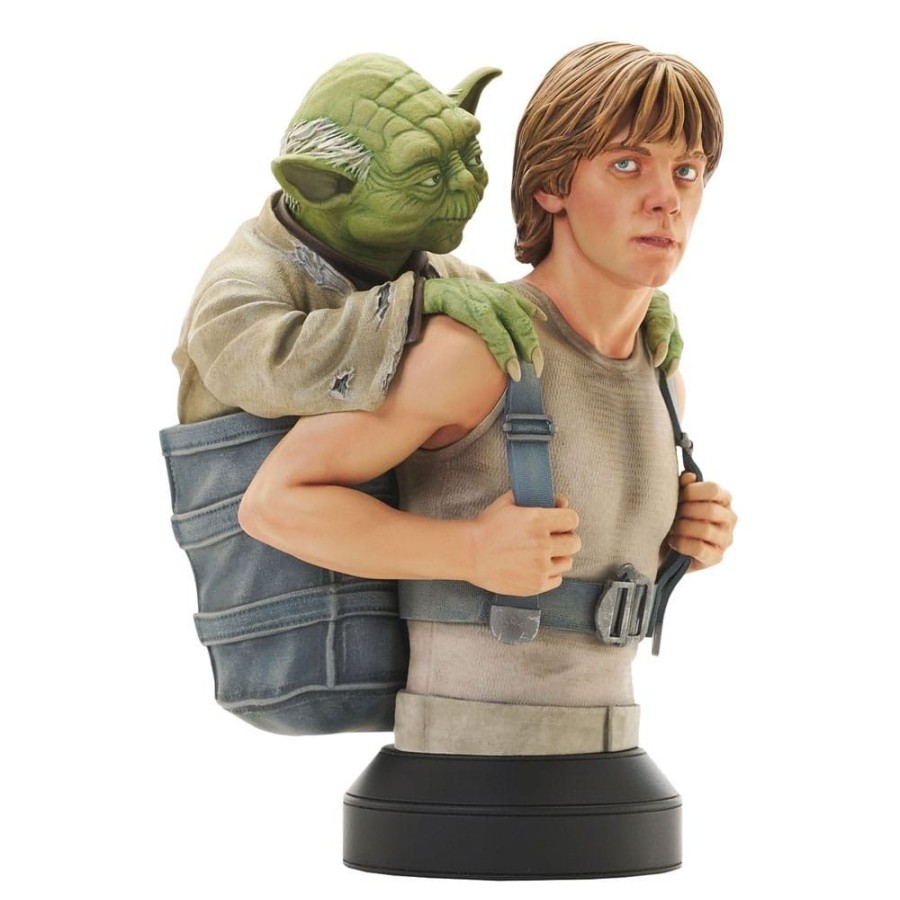 Shop Gentle Giant Premium Statuen | Star Wars Episode V Buste - Luke With Yoda Statue: Gentle Giant