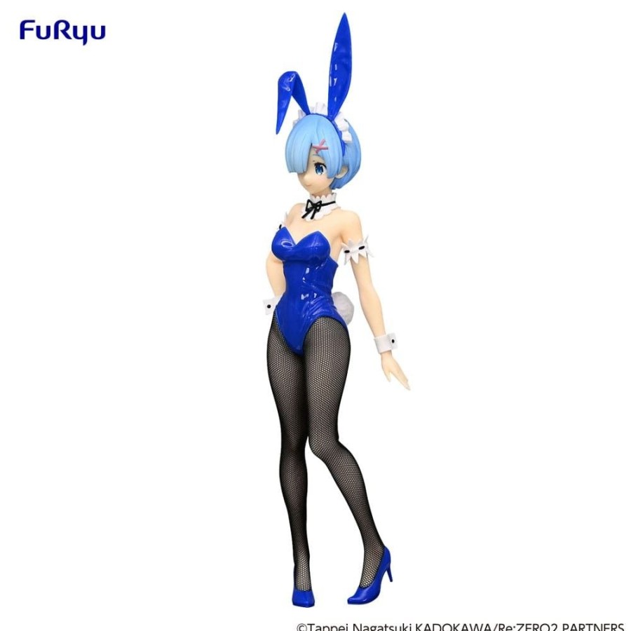 Shop Furyu Anime Prize Figuren | Re:Zero - Rem Statue / Bicute Bunnies - Blue Color Ver.: Furyu