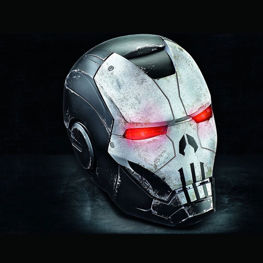 Shop Hasbro Replika | Marvel Legends - Elektronischer War Machine Helm Mit Punisher Cover / Replika: Hasbro