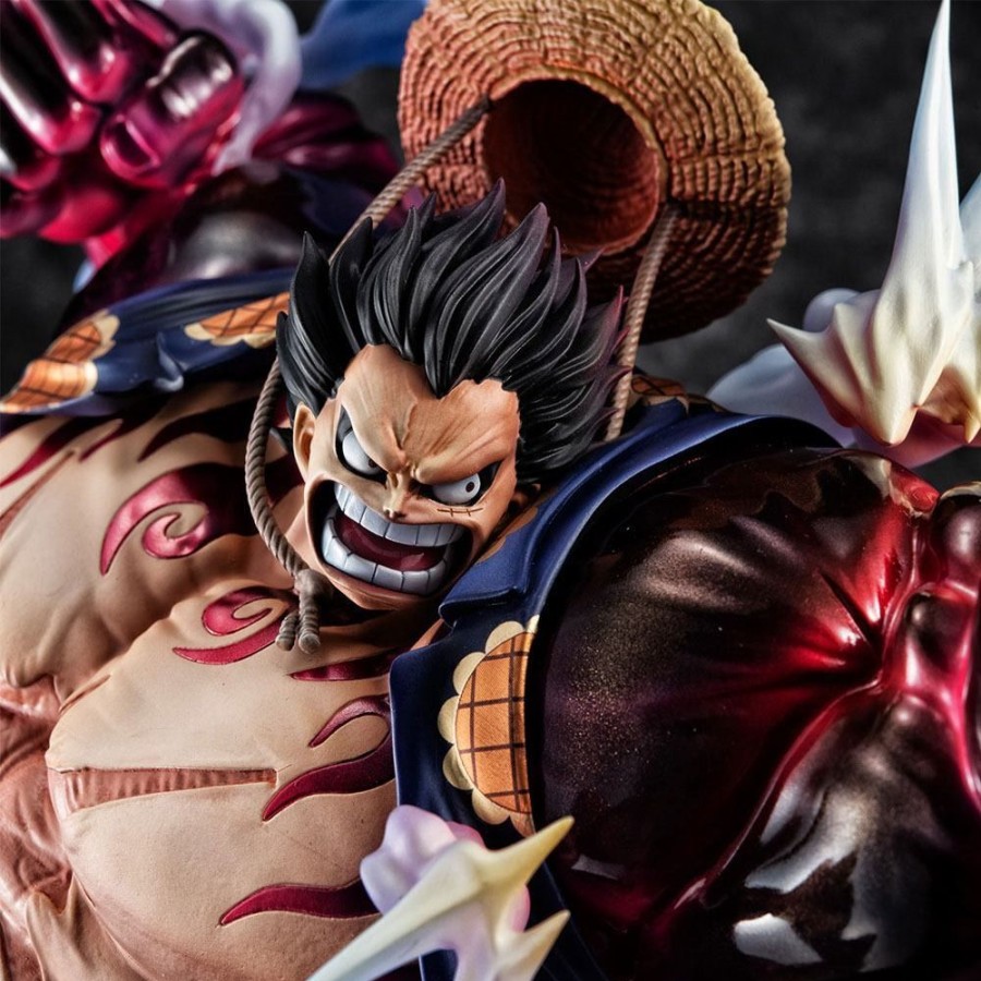 Shop MegaHouse One Piece Figuren | One Piece - Monkey D. Ruffy Statue / Sa-Maximum - Gear 4 Bounce Man Ver.2: Megahouse