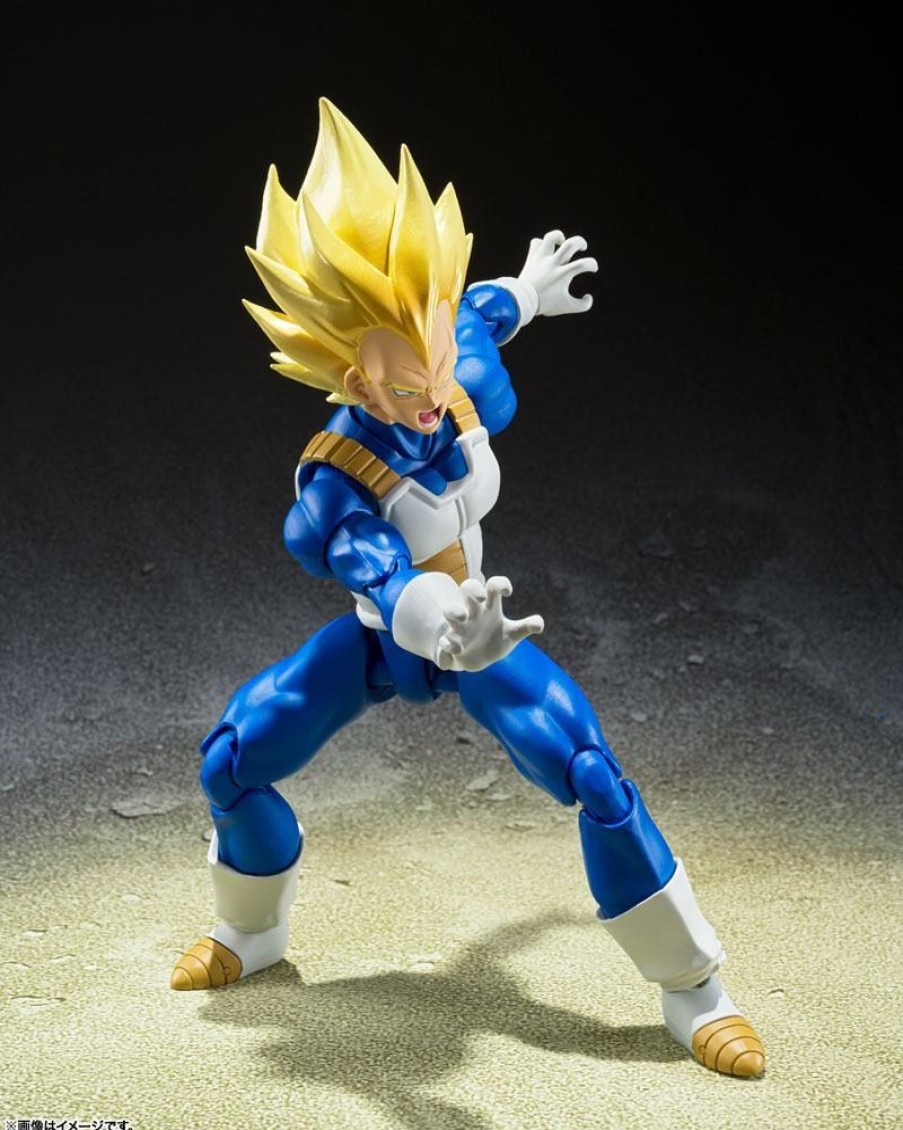 Anime / Manga Tamashii Nations | Dragonball Z - Ssj Vegeta Actionfigur / S.H. Figuarts (Awakened Super Saiyan Blood) [Re-Run]: Tamash