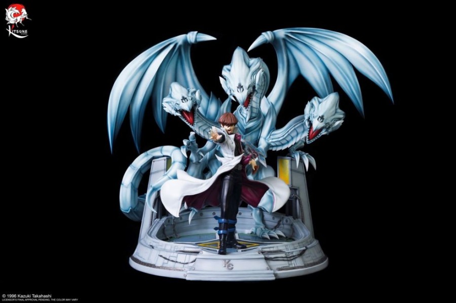 Shop Kitsune Premium Statuen | Yu-Gi-Oh! - Kaiba & Der Ultimative Blauaugige Weise Drache Statue: Kitsune