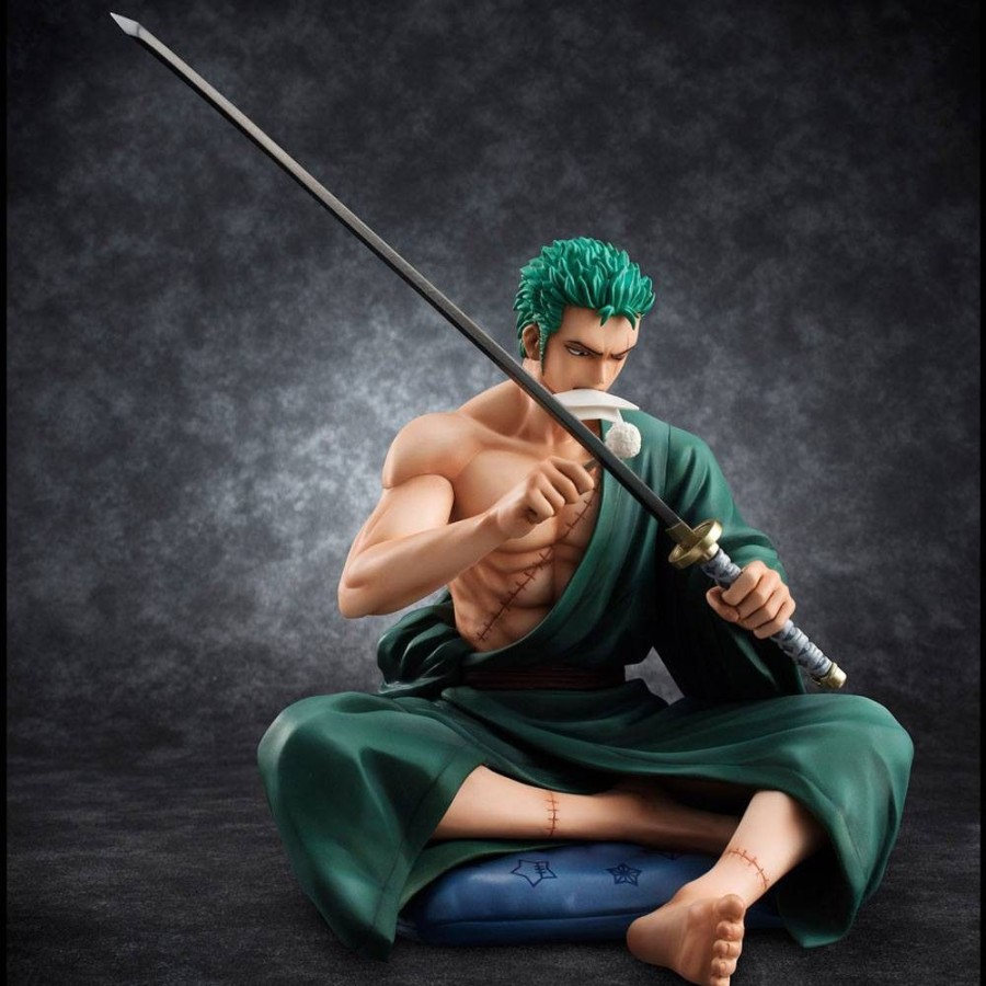 Shop MegaHouse Megahouse | One Piece - Lorenor Zorro Statue - Excellent Model P.O.P. / Soc [Neuauflage]: Megahouse