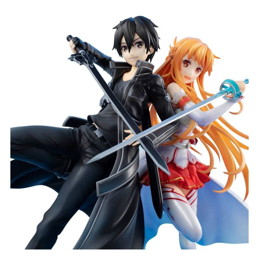 Shop MegaHouse One Piece Figuren | Sword Art Online - Kirito & Asuna Statue / Lucrea - 10Th Anniversary: Megahouse