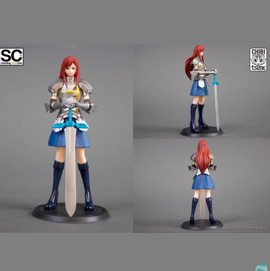 Shop Tsume Tsume Figuren & Statuen | Fairy Tail - Erza Scarlett Figur - Standing Characters: Tsume