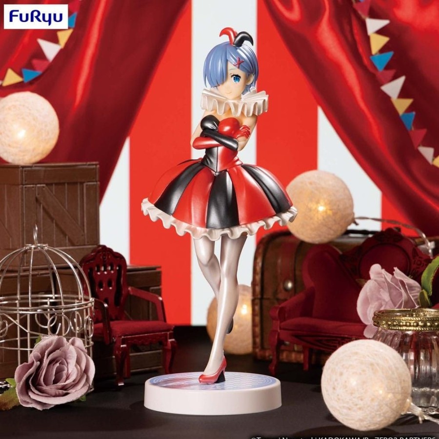 Anime / Manga Furyu | Re:Zero Sss - Rem Statue / In Circus Pearl Color Ver.: Furyu