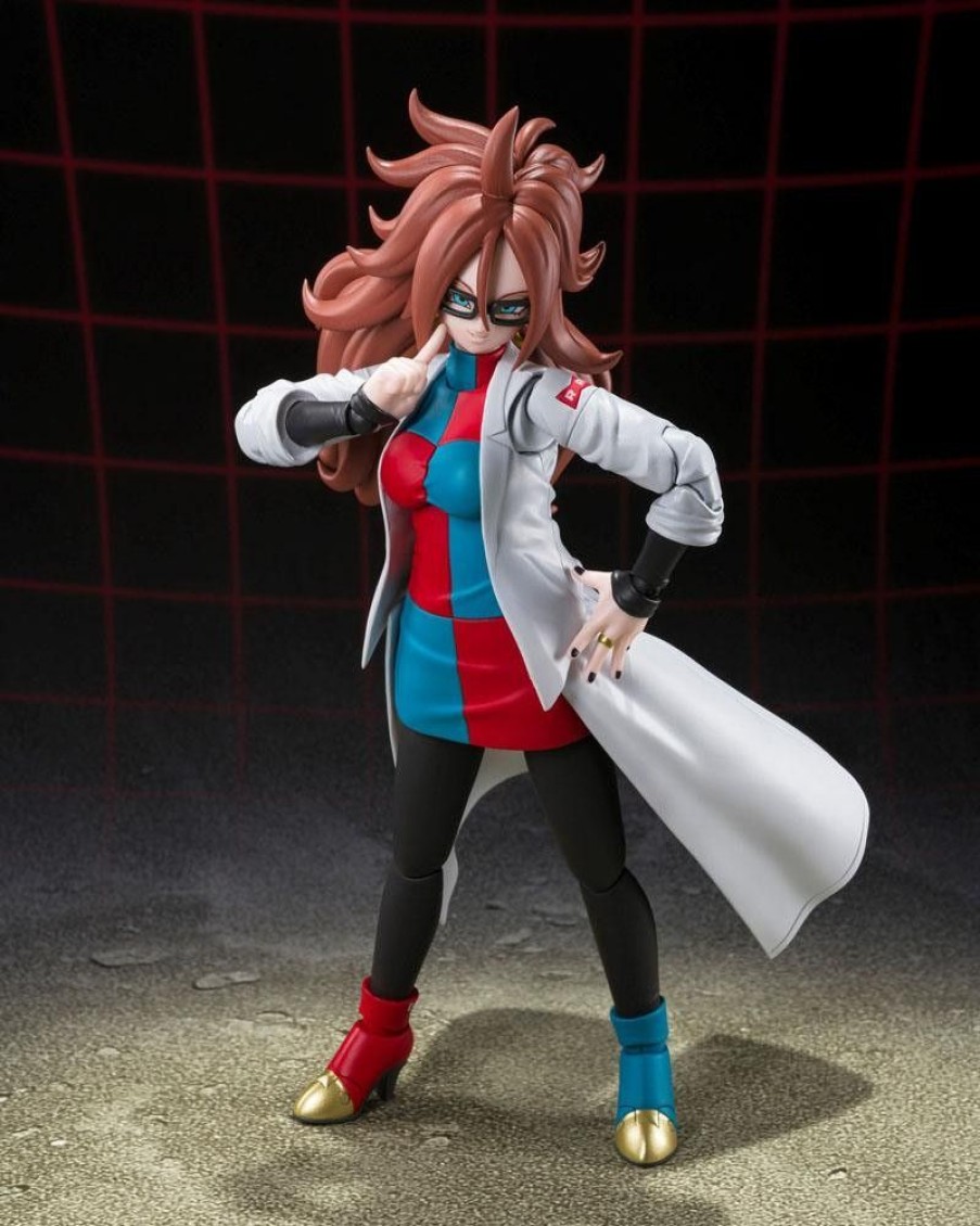 Shop Tamashii Nations Dragonball Figuren | Dragon Ball Fighterz - Android 21 Actionfigur / S.H. Figuarts (Lab Coat): Tamashii Nations