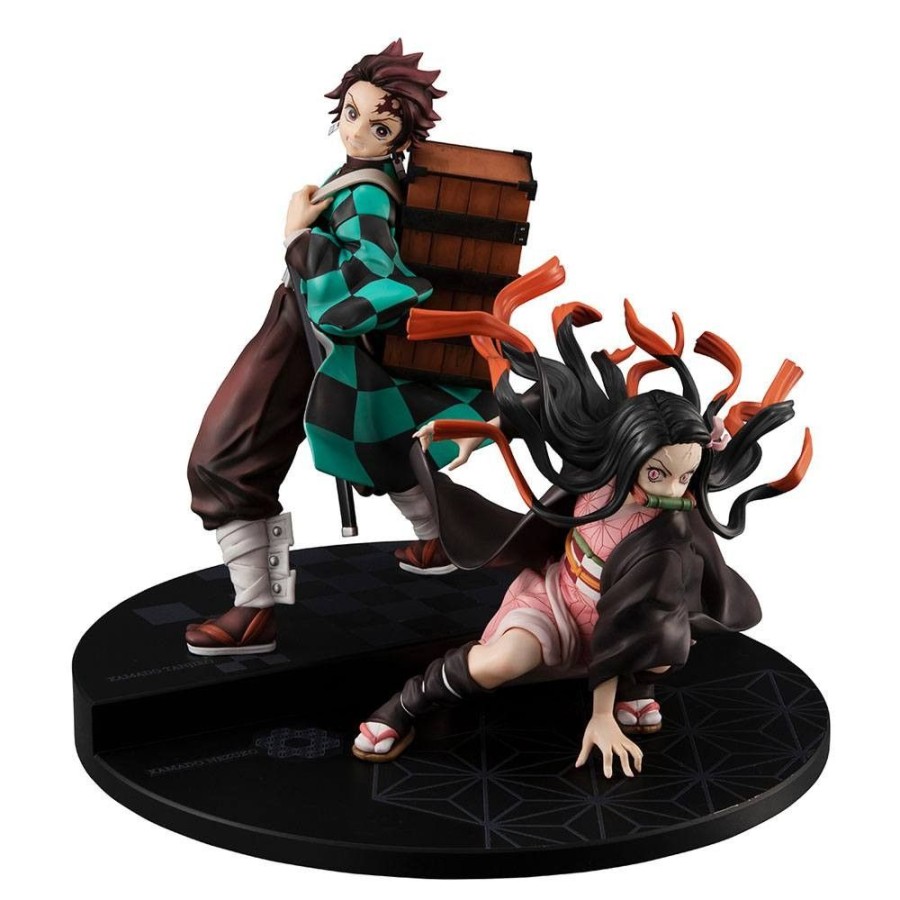 Shop MegaHouse Megahouse | Demon Slayer Kimetsu No Yaiba - Kamado Brother & Sister Statue / Precious: Megahous