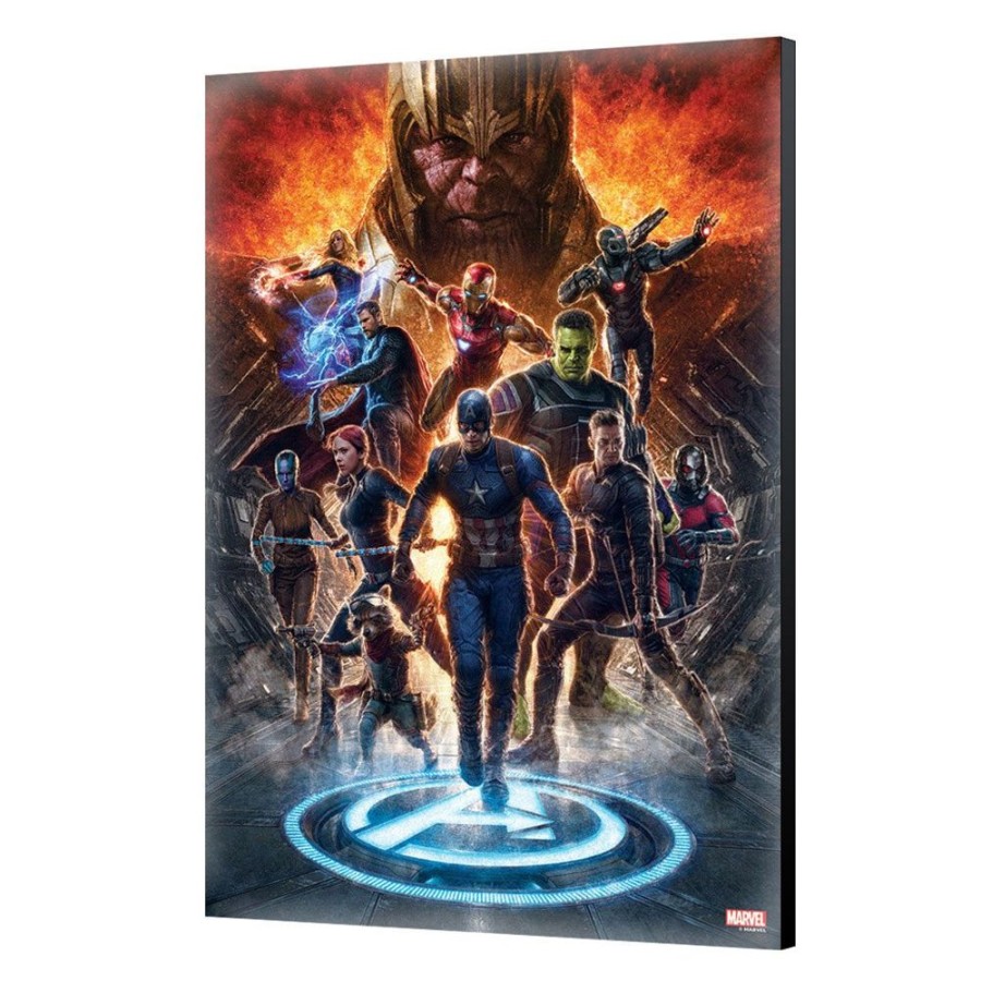 Shop Semic Postkarten / Poster / Wallscrolls | Avengers: Endgame - Holzdruck Motiv #01: Semic