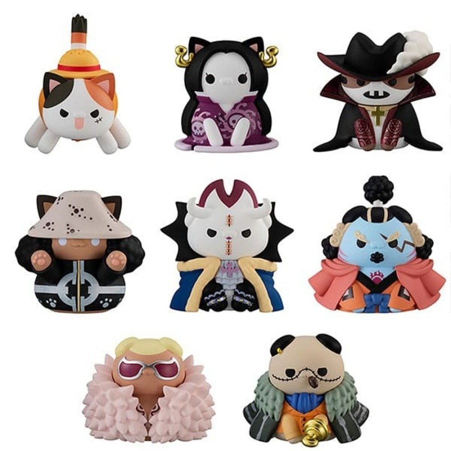 Shop MegaHouse Megahouse | One Piece - Mega Cat Project Nyan Piece Nyan! Sammelfiguren / Sortiment (8): Megahouse