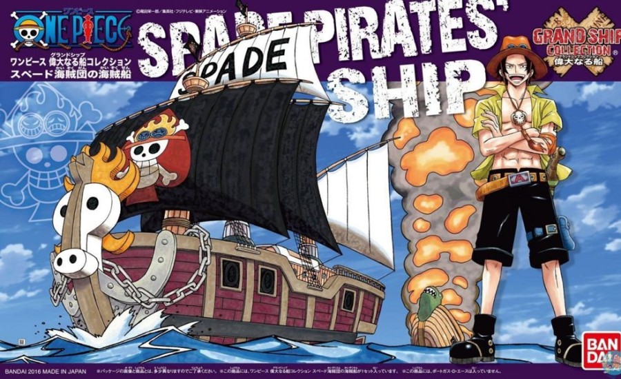 Shop Bandai Modelle / Kits | One Piece - Spade Pirates Modell-Kit - Grand Ship Collection: Bandai