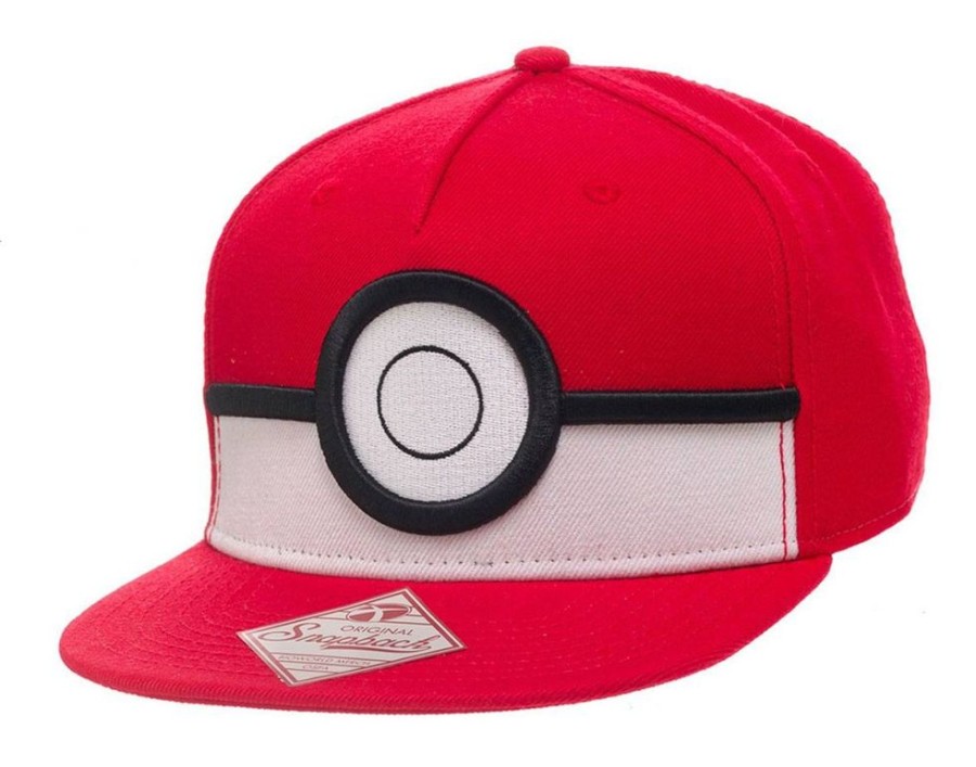 Shop Bioworld Merchandising Caps, Hute & Mutzen | Pokemon - 3D Poke Ball Hip Hop Cap - Snap Back: Bioworld