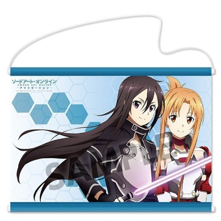 Shop Hobby Stock Postkarten / Poster / Wallscrolls | Sword Art Online - Asuna & Kirito Wallscroll: Hobby Stock