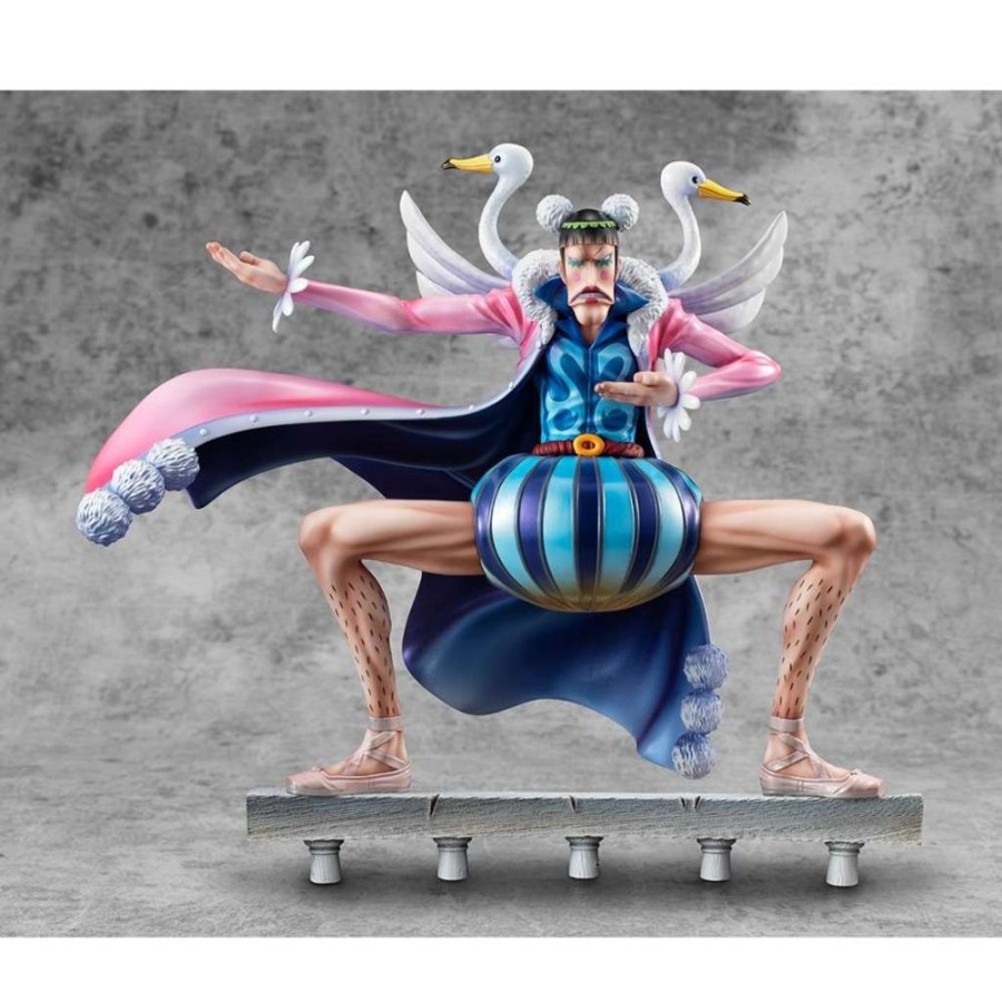 Shop MegaHouse Megahouse | One Piece - Mr.2 Von Clay Statue / P.O.P: Megahouse