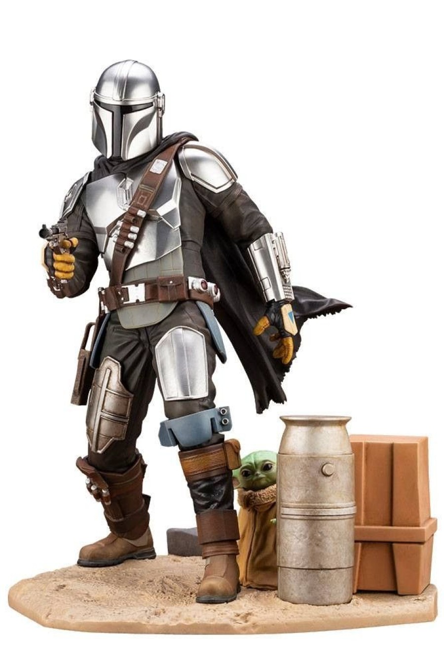 Kino & Comic Kotobukiya | Star Wars The Mandalorian - Mandalorian & The Child Statue / Artfx: Kotobukiya