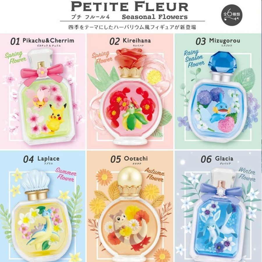 Shop Re-Ment Dekoration | Pokemon - 1X Petit Fleur Figur / Blindbox - Seasonal Flowers Edition: Re-Ment