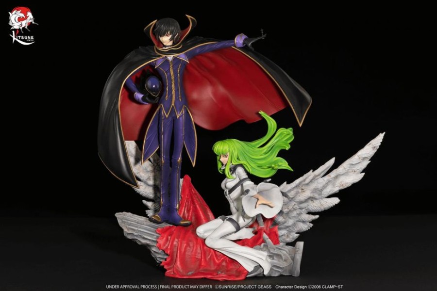 Shop Kitsune Premium Statuen | Code Geass - Zero & C.C. Statue: Kitsune