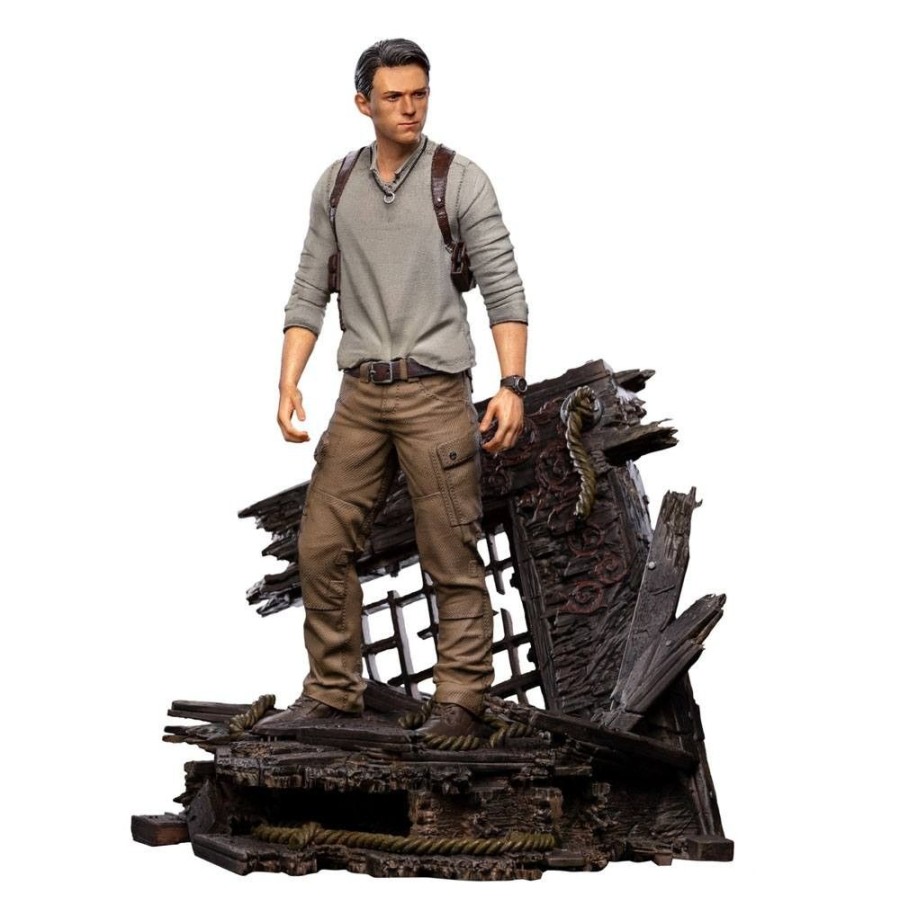 Kino & Comic Iron Studios | Uncharted Movie - Nathan Drake Statue / Deluxe Art Scale: Iron Studios