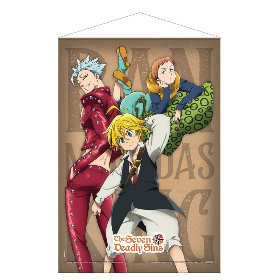 Shop POPbuddies Postkarten / Poster / Wallscrolls | The Seven Deadly Sins - Ban, Meliodas & King Wallscroll: Popbuddies