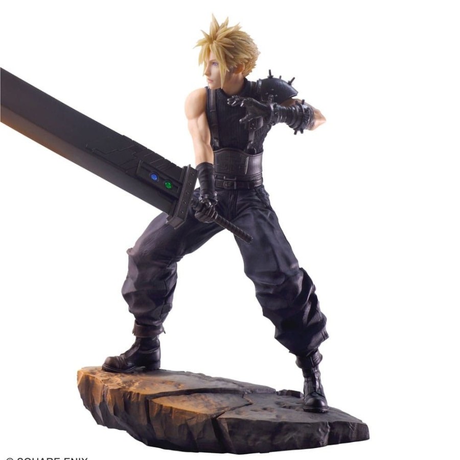 Shop Default Action Figuren | Final Fantasy Vii Rebirth - Cloud Strife Statue / Static Arts Gallery: Square-Enix