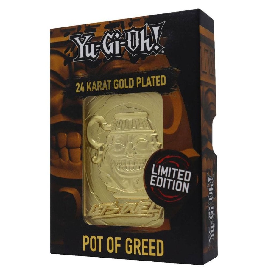 Shop FaNaTik Dekoration | Yu-Gi-Oh! - Pot Of Greed Karte / Replika (Vergoldet): Fanatik