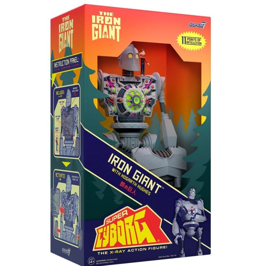 Shop Default Action Figuren | Der Gigant Aus Dem All - Iron Giant Actionfigur / Super Cyborg (Full Color): Super7