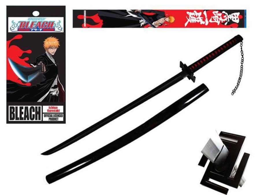 Shop NETLARP Cosplay | Bleach - Ichigo Bankai Tensa Zangetsu Schaumstoff-Schwert Mit Holzgriff / Cosplay: Netlarp