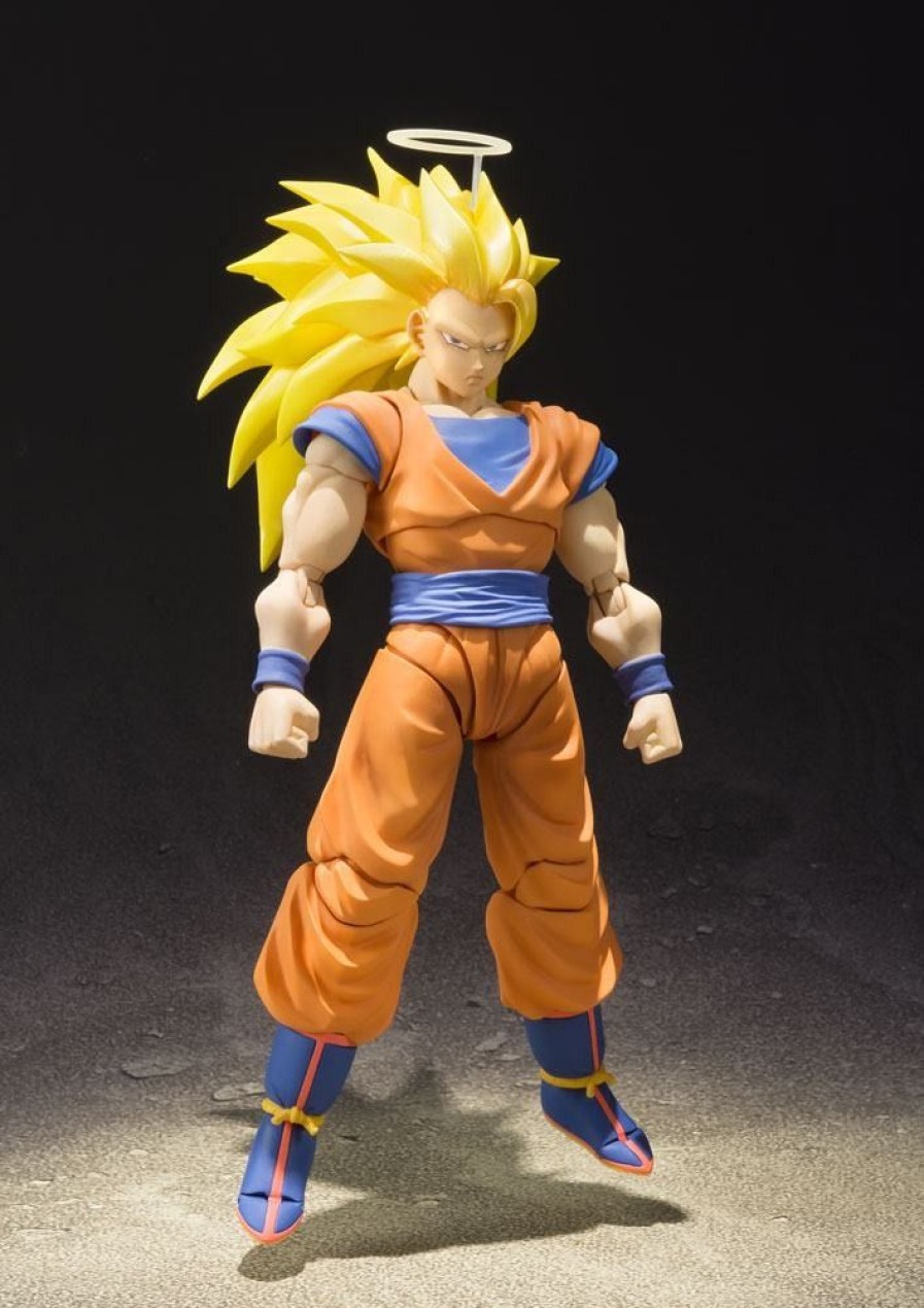 Shop Tamashii Nations Dragonball Figuren | Dragonball Z - Ssj 3 Son Goku / S.H. Figuarts Actionfigur [Beschadigte Verpackung]: Banpresto