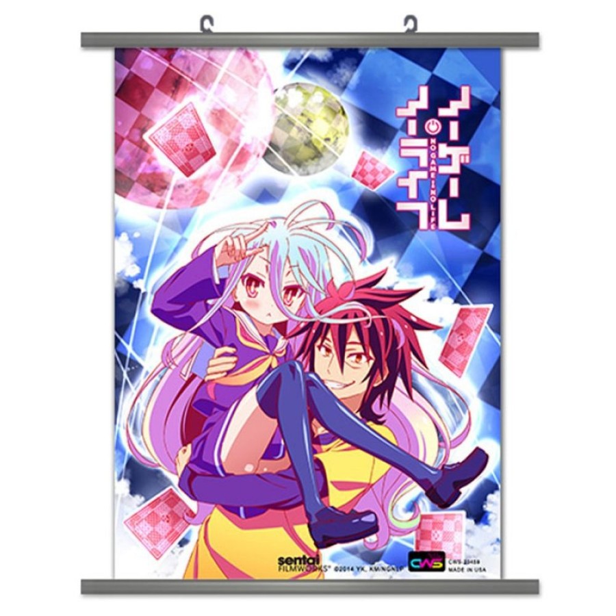 Shop CWD Postkarten / Poster / Wallscrolls | No Game No Life - Wallscroll / Motiv Sora & Shiro: Cwd